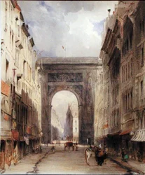 Rue Vivienne and Porte St. Denis, Paris