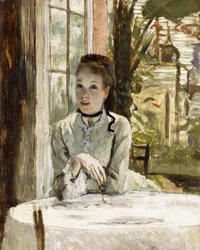 A Woman in an Elegant Interior