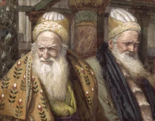 Annas and Caiaphas, illustration for The Life of Christ, c.1886-94