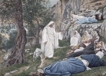 Christ Commanding his Disciples to Rest, illustration for The Life of Christ, c.1886-94