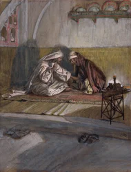 Christ Talks with Nicodemus, illustration for The Life of Christ, c.1886-94