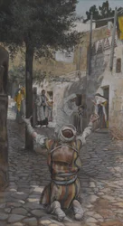 Healing of the Lepers at Capernaum, illustration from The Life of Our Lord Jesus Christ
