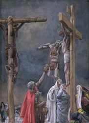 I Thirst. The Vinegar Given to Jesus, illustration for The Life of Christ