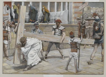 Jesus Bearing the Cross, illustration from The Life of Our Lord Jesus Christ