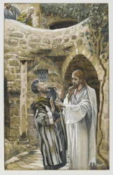 Jesus Heals a Mute Possessed Man, illustration from The Life of Our Lord Jesus Christ