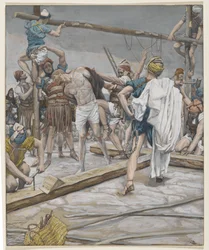 Jesus Stripped of His Clothing, illustration from The Life of Our Lord Jesus Christ