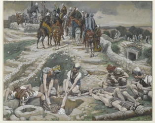 Jesus Taken from the Cistern, illustration from The Life of Our Lord Jesus Christ