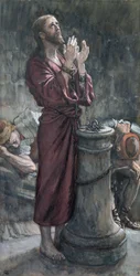 Jesus in Prison, illustration for The Life of Christ