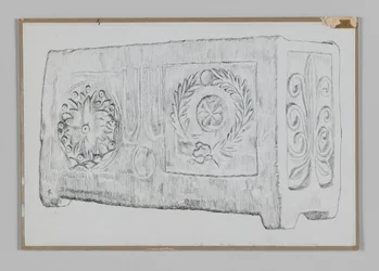 Jewish ossuary, illustration from The Life of Our Lord Jesus Christ