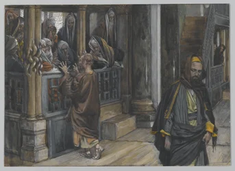 Judas Goes to the Find the Jews, illustration from The Life of Our Lord Jesus Christ