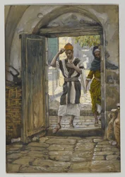 On Entering the House, Salute It, illustration from The Life of Our Lord Jesus Christ