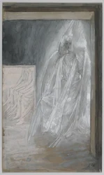 The Angel Seated on the Stone of the Tomb, illustration from The Life of Our Lord Jesus Christ