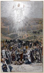 The Ascension from the Mount of Olives, illustration for The Life of Christ