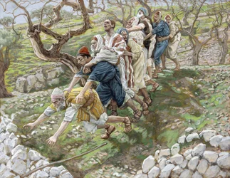 The Blind Leading the Blind, illustration for The Life of Christ, c.1886-94