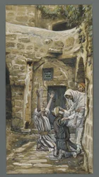 The Blind of Capernaum, illustration from The Life of Our Lord Jesus Christ