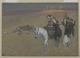 The Flight into Egypt, illustration from The Life of Our Lord Jesus Christ