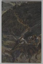 The Flight of the Apostles, illustration from The Life of Our Lord Jesus Christ