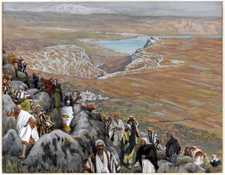 The People Seek Christ to Make him King, illustration for The Life of Christ, c.1886-94