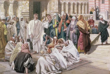 The Pharisees Question Jesus, illustration for The Life of Christ, c. 1886-96
