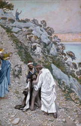The Swine Driven into the Sea, Illustration for The Life of Christ
