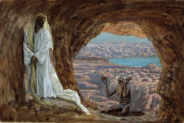 The Temptation in the Wilderness, illustration for The Life of Christ, c.1886-94