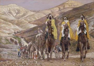 The Wise Men Journeying to Bethlehem, illustration for The Life of Christ, c.1886-94