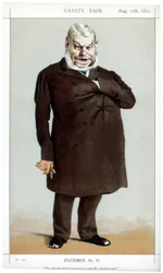 The only man who is ever known to make Mr Gladstone smile, 1871