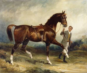 Horse and Groom in a Landscape