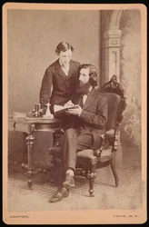 Portrait of Samuel Edward Warren 1831-1909 with Student, Before 1877