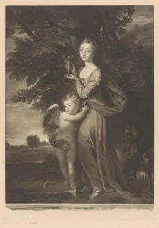 Portrait of Frances Anne Greville and Henry Francis Greville as Hebe and Cupid