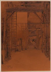 Etching Plate: The Lime-burner