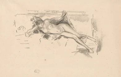 Nude Model, Reclining