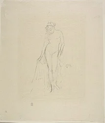 Nude Model, Standing