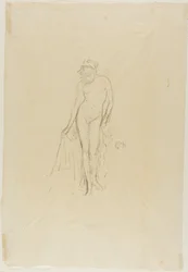 Nude Model, Standing
