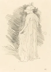The Draped Figure, Back View