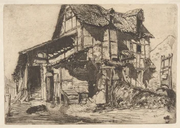 The Unsafe Tenement, from the French Set (Douze Eaux-Fortes d