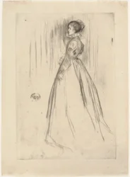 The Velvet Dress (Mrs. Leyland)