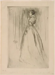 The Velvet Dress (Mrs. Leyland)