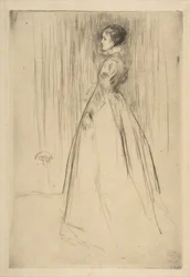 The Velvet Dress (Mrs. Leyland)
