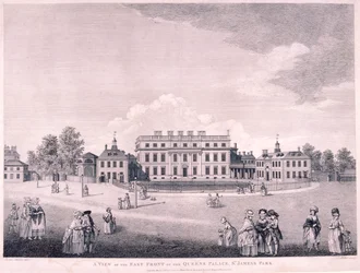 East Front of Buckingham House, Westminster, London, 1796