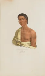 O-HYA-WA-NIM-CE-KEE or the Yellow Thunder; A Chippeway Chief, from The Aboriginal Portfolio