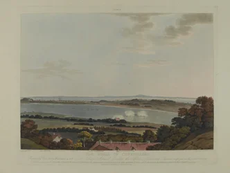 Denmark 1807: The Siege of Copenhagen, engraved by Robert Pollard and Joseph Constantine Stadler, published in 1807