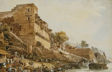 The Man Mundil or Hindoo Observatory, Benares 1829