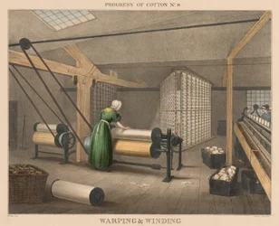 Progress of Cotton: #8 - Warping & Winding