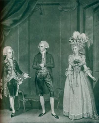 Hon Rd Edgcumbe, Lord William Russell, Lady Caroline Spencer