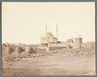Egypt. Cairo. General view of the Citadel with Muhammad Ali