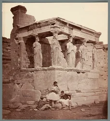 Erechtheion - Temple on the Acropolis in Athens.