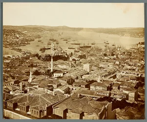 “The Bosphorus” [Istanbul. Panorama of the city - view towards the Bosphorus Strait]