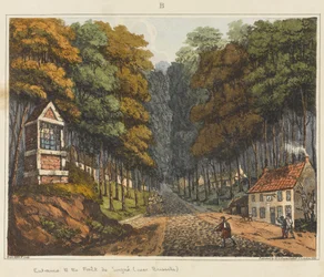Entrance to the Foret de Soigne, near Brussels, 1815, from 