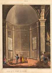 Interior of the chapel of Waterloo